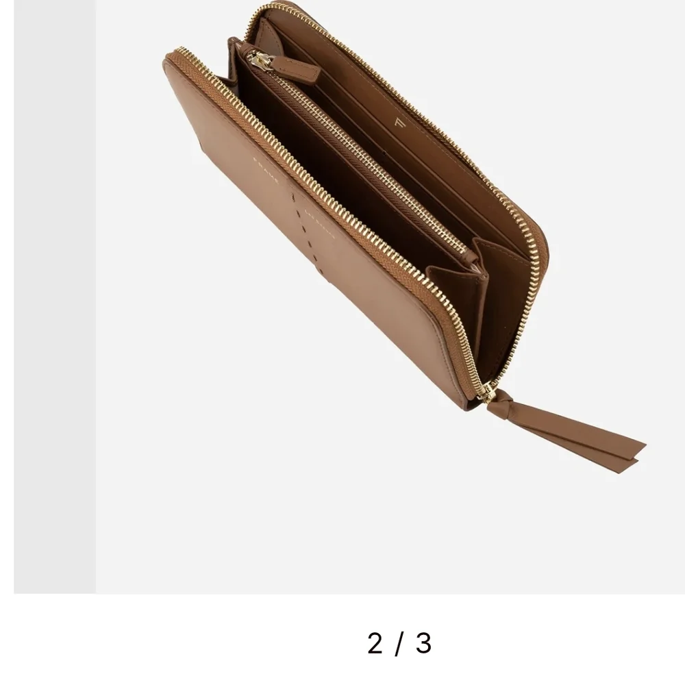 Frame Denim Tan Leather Men's Wallet